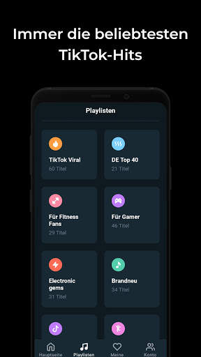 TikMusic - beliebte Songs und trendige Listen 2021 screenshot 4