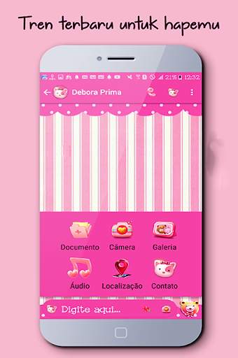 GB WA Theme Pink Aero App screenshot 2