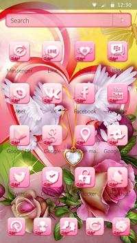 Lovely Rose Pigeon Theme screenshot 5