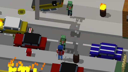The Crossing Dead: Crossy Zombie Apocalypse Road screenshot 1