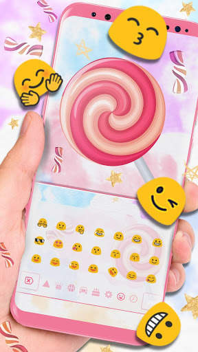 Honeyed Lollipop Keyboard Theme screenshot 2