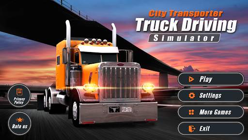 City Transporter Truck Driving Simulator screenshot 6