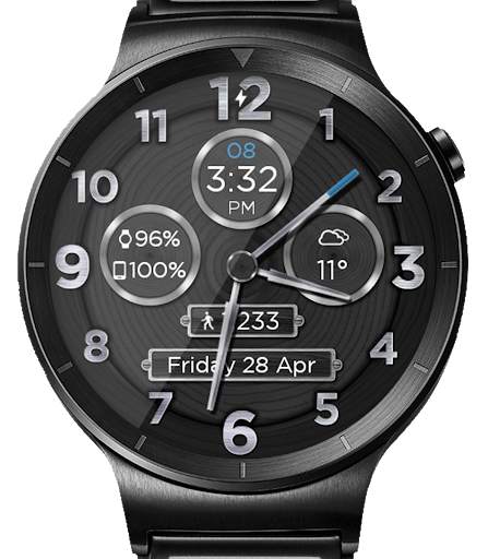 Brushed Wood HD Watch Face Widget & Live Wallpaper screenshot 17