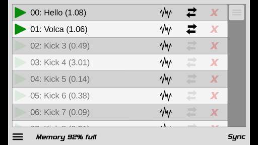 Caustic Editor for VolcaSample screenshot 1