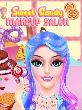 Candy Makeup Artist - Sweet Salon Games For Girls screenshot 1