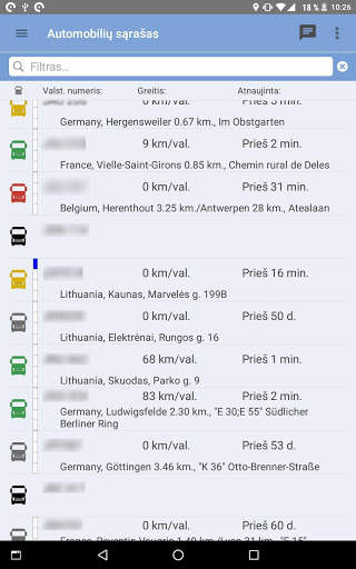 eTransportas App 🚚 screenshot 1