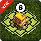 Base Design COC Town Hall 6 icon