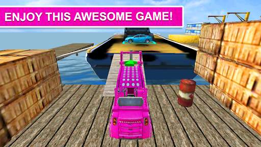 Pink Lady Car Parking fork Lifter screenshot 5