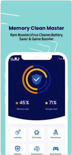 Memory Clean Master-Virus Cleaner & Speed Booster screenshot 1
