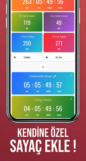 Tatil Sayacı - Okul Sayacı screenshot 2