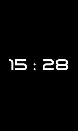 Fullscreen Clock screenshot 1