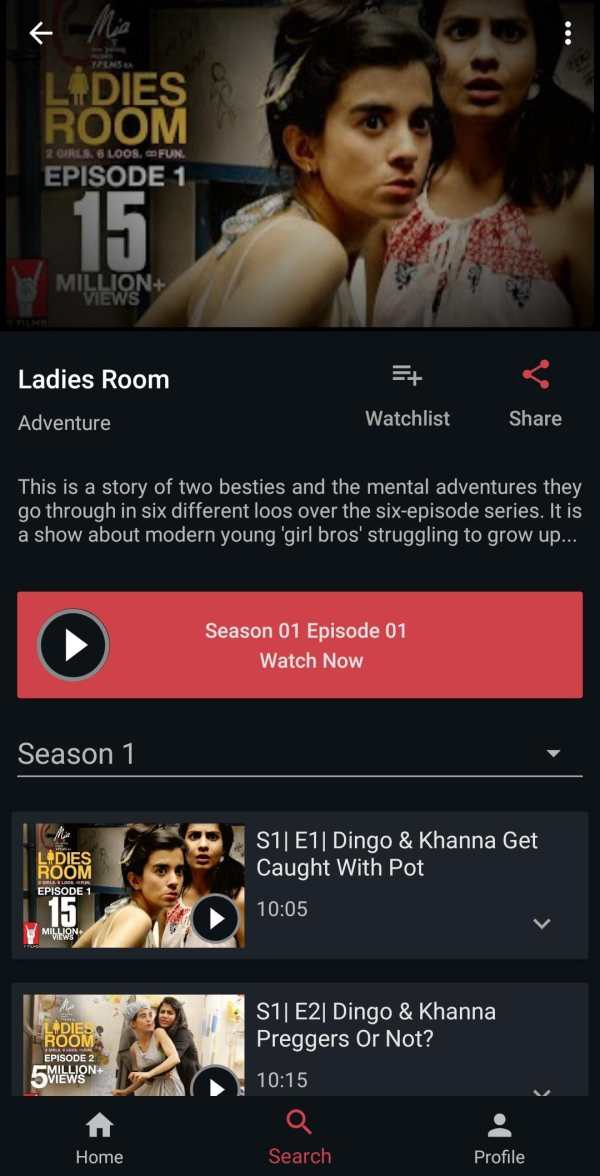 Bingr : Binge Web Series screenshot 3
