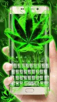 (FREE 2018)Weed Rasta Smoke Keyboard Theme screenshot 4
