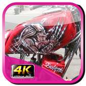 Modified rx king airbrush tank logo