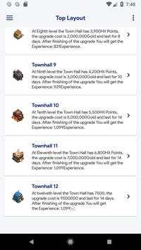 Top Base for Clash of Clans screenshot 1