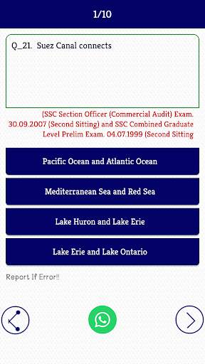 10,000  SSC Previous Year GK screenshot 3