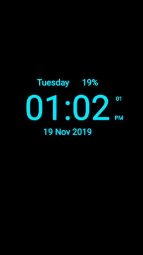 Digital Clock Live Wallpaper screenshot 4