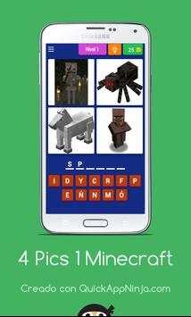 4 Pics 1 Word; Minecraft screenshot 1