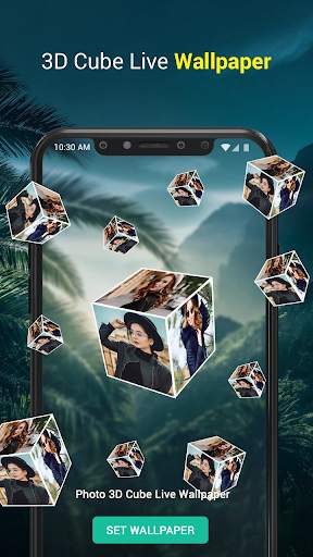 Photo 3D Cube Live Wallpaper screenshot 4