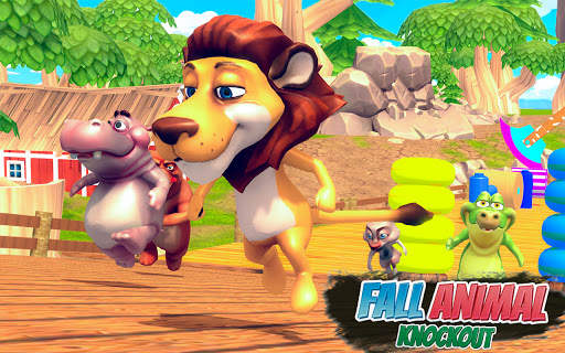 Fall Animals Knockout Racing Mania 3D: Рывок и бег скриншот 2
