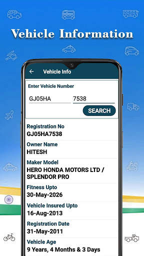 Vehicle Information - Find Vehicle Owner Details screenshot 3