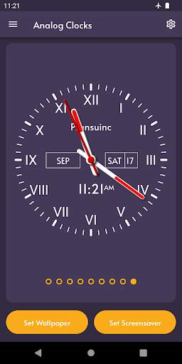 Analog Clock Live Wallpapers screenshot 7