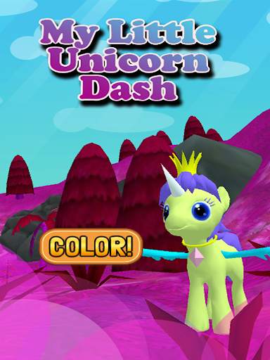 My Little Unicorn Dash 3D HD screenshot 15