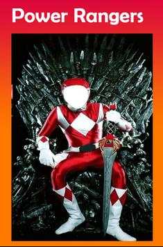 Power Ranger Photo Frame:Top Costume Image Montage screenshot 3