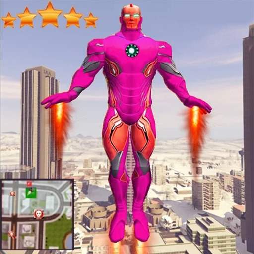 Super Iron Rope Hero City Fighting Gangstar Crime 3