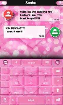 Pink Love keyboard screenshot 3