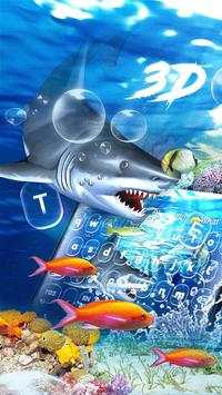 3D Shark Keyboard screenshot 1