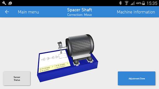 SKF Spacer shaft alignment screenshot 3