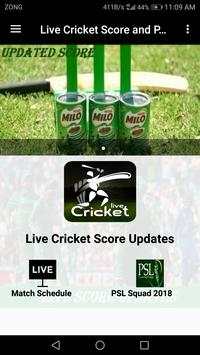 Live Cricket Score & Psl Squad screenshot 8