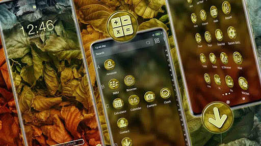Dry Leaves Theme Launcher screenshot 2