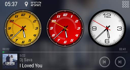 3 Circles - theme for CarWebGuru Launcher screenshot 3