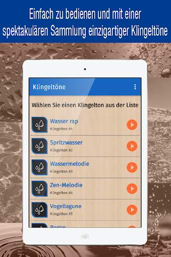 klingeltöne wasser kostenlos, wasser töne app screenshot 7