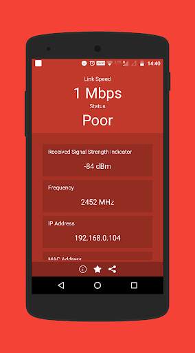 Wifi speed test - Classic screenshot 1