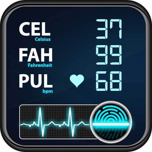Body Temperature Interval : Fever Thermometer أيقونة