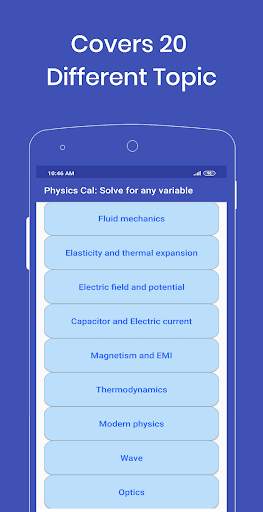 Physics Calculator: Physics Problem Solver screenshot 3