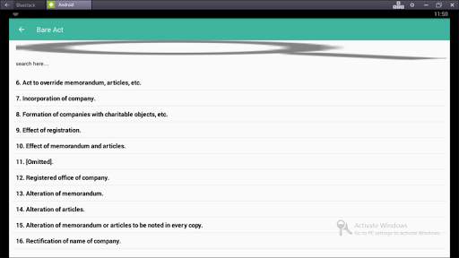 Company law 2013 screenshot 2
