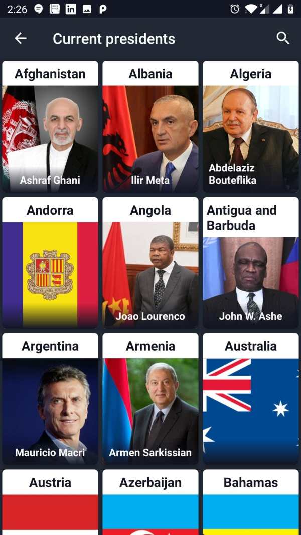 Current Presidents World Wide screenshot 4
