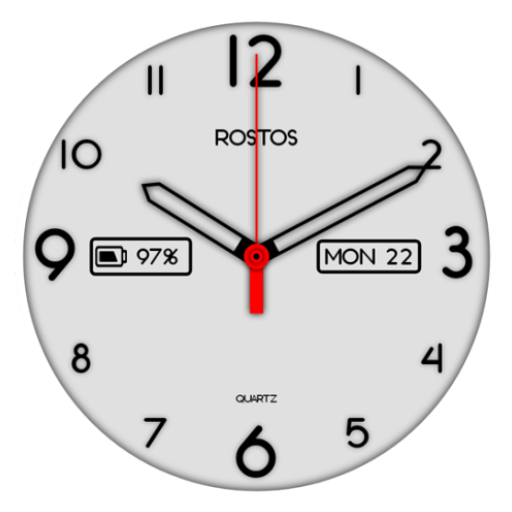 ikon Analog Clock Rostos Live Wallpaper