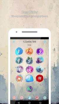 Water Color Call Dialer screenshot 1