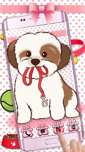 Cute Dog Themes Live Wallpapers screenshot 1