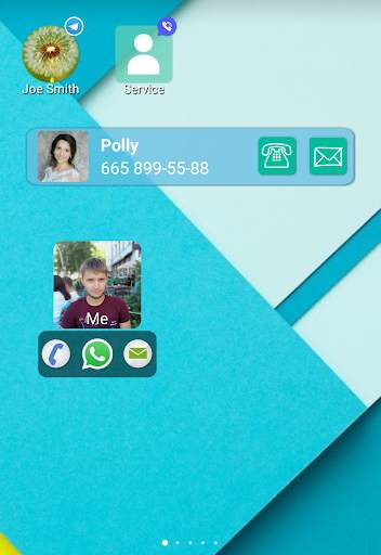 Contact Widget screenshot 1
