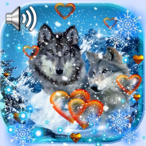 Wolf Romantic Live Wallpaper icon