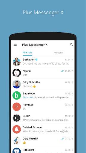 Plus Messenger X screenshot 1
