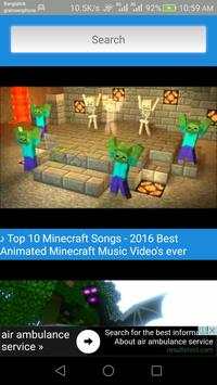 Video Song of Minecraft screenshot 1