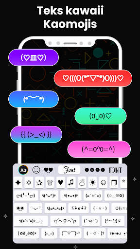 Font keyboard: Fonts stiker screenshot 5