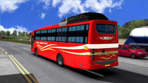 Coach Bus Racing Simulator 2021:New Bus Games Free screenshot 4